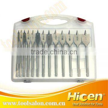 13pcs Flat Wood Boring Drill Bit Set photo-2