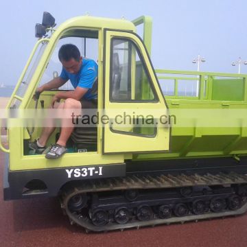 Full rubber dumper self dumping crawler dumper made in china