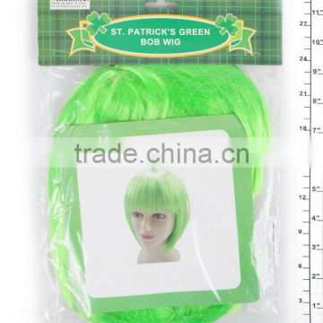 Green short wigs