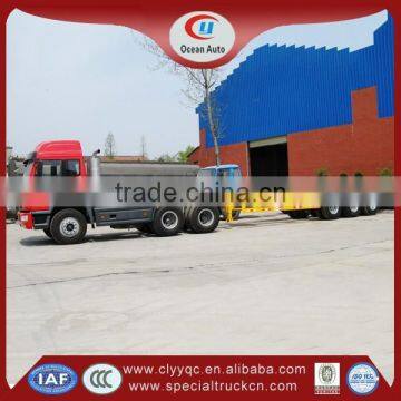40t Flatbed Semi-trailer,40GP Container Truck Trailer,3axle Tri-axle Lowbed Semi Trailer photo-1