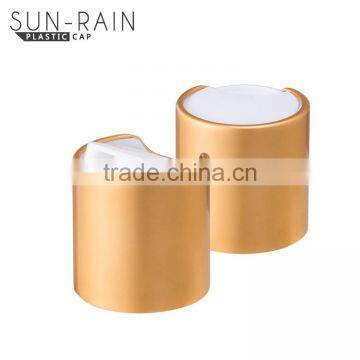 2016 China hot sell fashion aluminium-plastic flip top cap 20/410