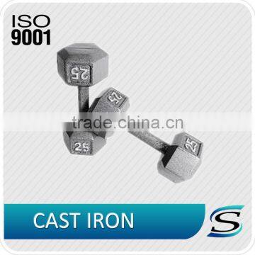 Custom iron dumbbell for house using