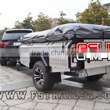 2017 Soft Floor 7x4 Camping Trailer SF74T With 12ft Tent photo-3