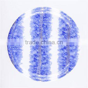 Disposable Round Plastic Frozen Food Tray With Transparent photo-3