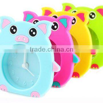 Pig Shape Silicone Alarm Clock photo-2