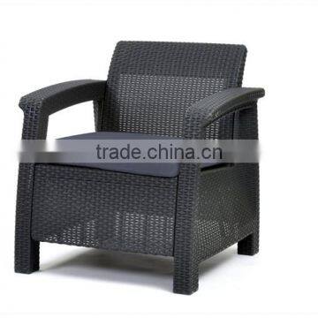 Garden Rattan Arm Lounge Chair Outdoor Patio Garden Furniture Made in Chinese