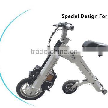 2017 Newest Light Riding Fold Electric Bicycle, Mini Adult Shock Absorb Electro Bike 250W Motorbike For Sale photo-3