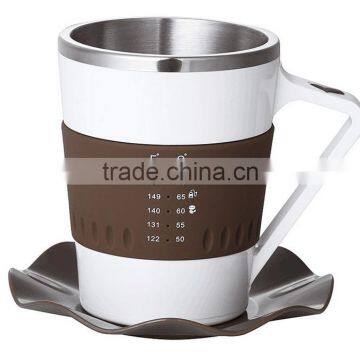 2015 NEW Arrival Temperature Sensor Led Display Stainless Steel Smart Coffee Mug photo-3