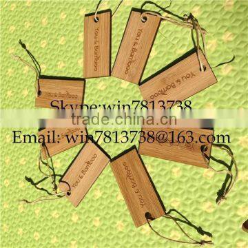 Personalized Garment Hang Tags For Clothing Hangbags Engraved Wooden Hanger Hanging Label Can Design Any Style Fashion Hang Tags photo-2