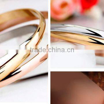 Wholesale Special Three Circle Jewelry Gift Bracelet Stainless Steel Bangle photo-6