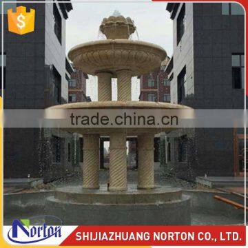 Hand carved marble water fountain for garden decoration NTMF-008LI