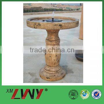 30 inches high factory made solar water fountain