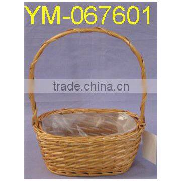 Small Oval Shaped Willow Basket