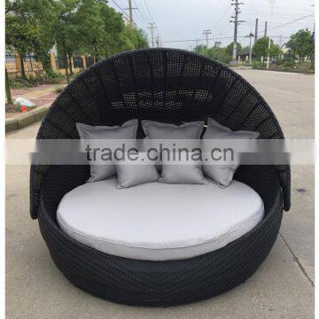 2016 Hot Sale Round Rattan Lounger for Beach