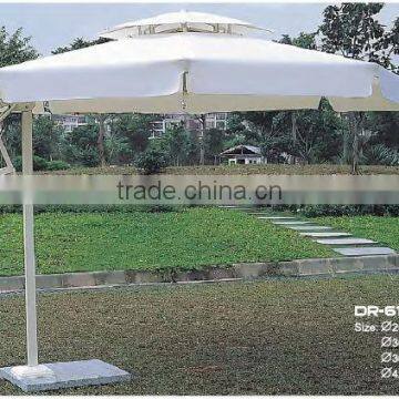 easily control side pole restaurant beach wholesale umbrella with alunimum umbrella frame