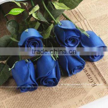 FLS03-1 GNW artificial blue rose flower wedding table decoration high quality wholesale artificial flower rose