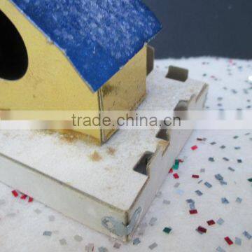 Vintage Putz House Church Christmas Village photo-2