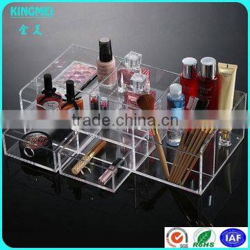 Factory Wholesale Glam Clear Acrylic 10 Hole Lipstick Case Holder photo-6