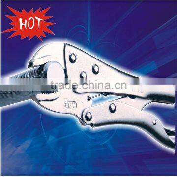 Cured Jaw Locking Plier With Cutter Lock-Grip Pliers