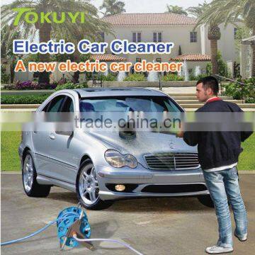 Rechargeable car wash machine, electric clean and polish brush, electric car cleaner with telescopic rod