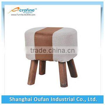 Acrofine fabric ottoman wooden ottoman for kids