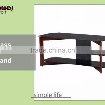 High Quality Modern Design Tempered Cheap Glass Corner TV Stand photo-3