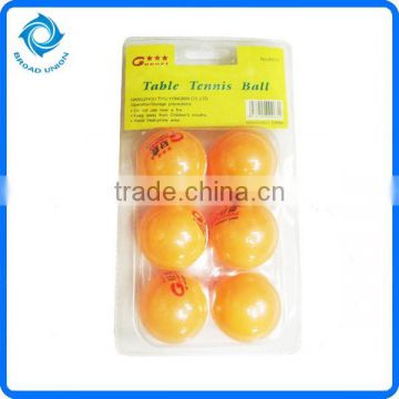 6PC Celluloid Table Tennis Ball