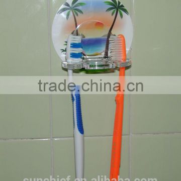 sticky toothbrush holder