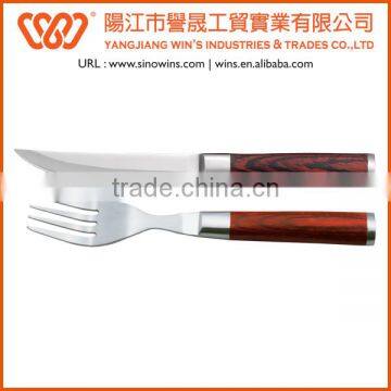 A-SK050 Super Quality Stainless Steel Steak Knife Set With Wooden Handle photo-6