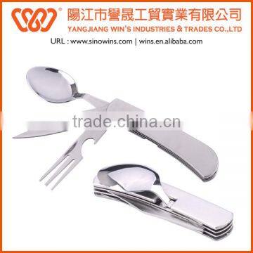 A21-9003 Handy and Foldable Stainless Steel Travel Cutlery Set photo-3