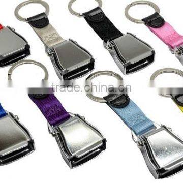 Custom Logo Mini Aircraft Buckle Seatbelt Keychain for Hong Kong Airlines Corporate Gift & Merchandise photo-2
