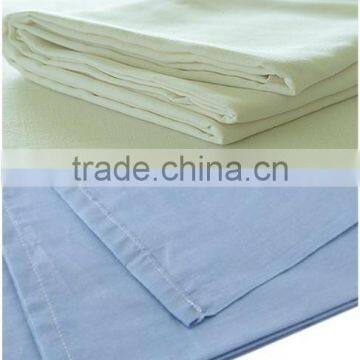 Marine Wholesale 100% Cotton White Blue Bed Sheet