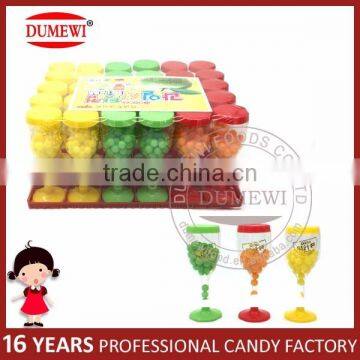 Assorted Fruit Hard Candy in Goblet Toy Candy