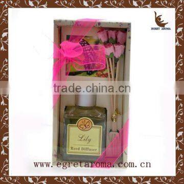 EA3-0954 Ocean Fragrance Sola Flower Diffuser Essential Oil Diffuser With Rattan Sticks photo-5