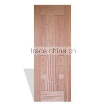 Plywood Moulded Door Skin Walnut Wood Veneer 9 Panels New Design photo-2