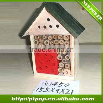 wood insect house ladybird hotel bee house