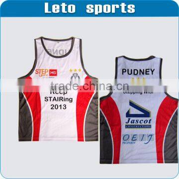 Custom Stringer Tank Top Sports Fitness Vest Dry Fit Running Singlets