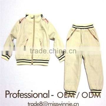 new spring wear custom boys uniform 2cps hoodie and pants