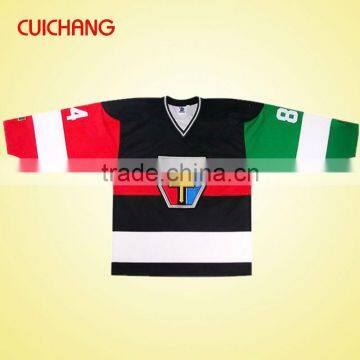 team set ice hockey jersey