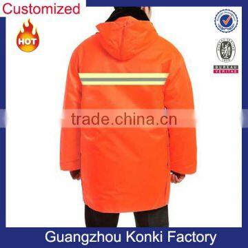 Wholesale Custom High Quality Anti-electricity Design Unisex Reflective Firemen Long Sleeve Coverall Workwear Uniform photo-6