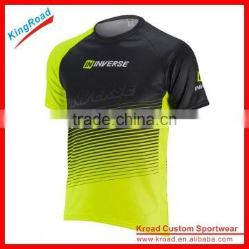 Kroad Wholesale 100% Polyester Coolmax Breathable Sublimation Custom Dry Fit Running t Shirts photo-3