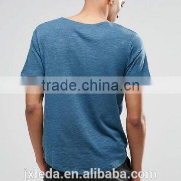 Men High Quality Chest Pocket O-neck Short Sleeves T-shirt Manufacturers photo-2