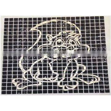 Cusotm Colorful Beaty Rose Flower Laser Cut Engraving Design Iron On Nailhead Metal Transfer Design For T-shirt photo-6