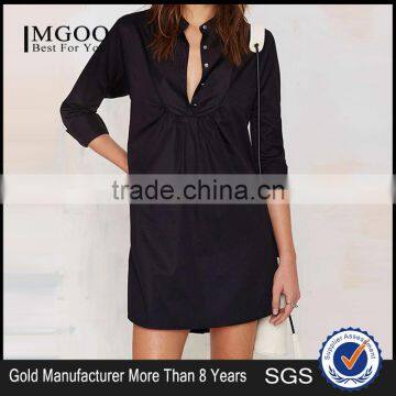 MGOO Dress Manufacturer Custom Made Plus Size Women Dress Fashion Long Sleeve Chiffon Dress #25306009 photo-2