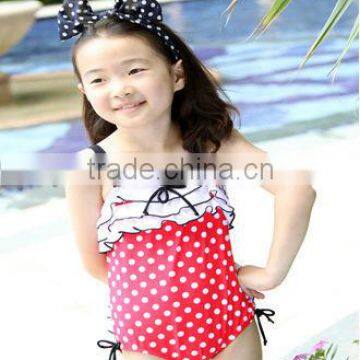 Lovely! Baby/Children Red&White w Dot Swimsuit/bathing Suit for Girls