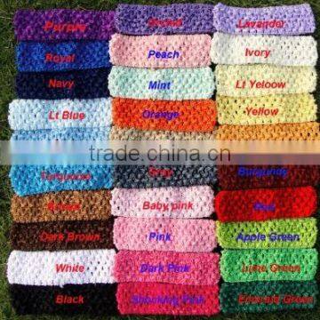 1.5inch Wide Baby Girls Crochet Headband photo-2