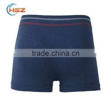 HSZ-0001 Free Sample Underwear Men Logo Waistband Private Labe Men Flat Underwear Boxer Briefs photo-4