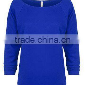 Next Level Apparel The Terry Raw Edge 3/4-Sleeve Raglan Tee - Made From 50% Cotton and 50% Polyester and Comes With Your Logo. photo-5