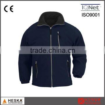 High Quality Wholesale Men Polar Fleece Jacket Casual Outdoor Garment With Zipper photo-4