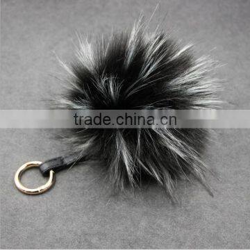 Large Natural Raccoon Fur Pom Pom